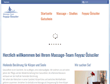 Tablet Screenshot of massage-feyyaz.de